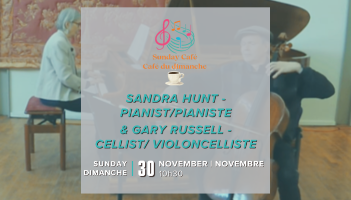 LUUC sunday cafe Sandra & Gary Slider (11 x 7 in)